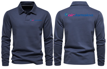 AIR JAMAICA LONG SLEEVE POLO
